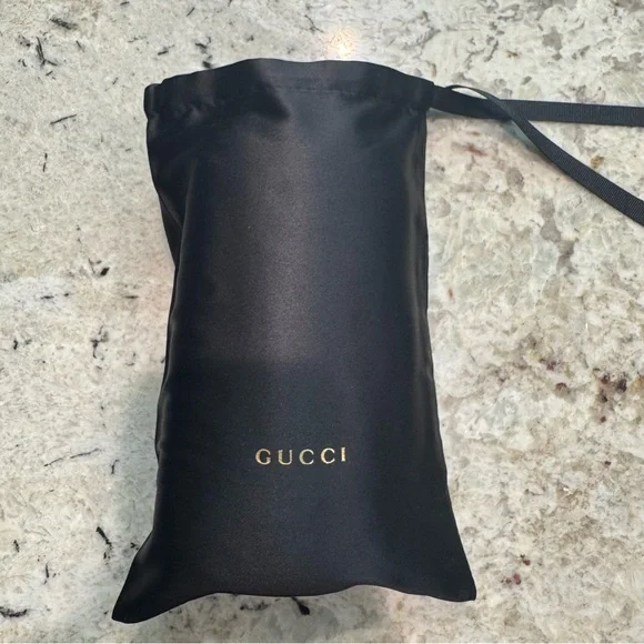 Gucci GG1142S Gold and Black Round Sunglasses women GG - Picture 16 of 16